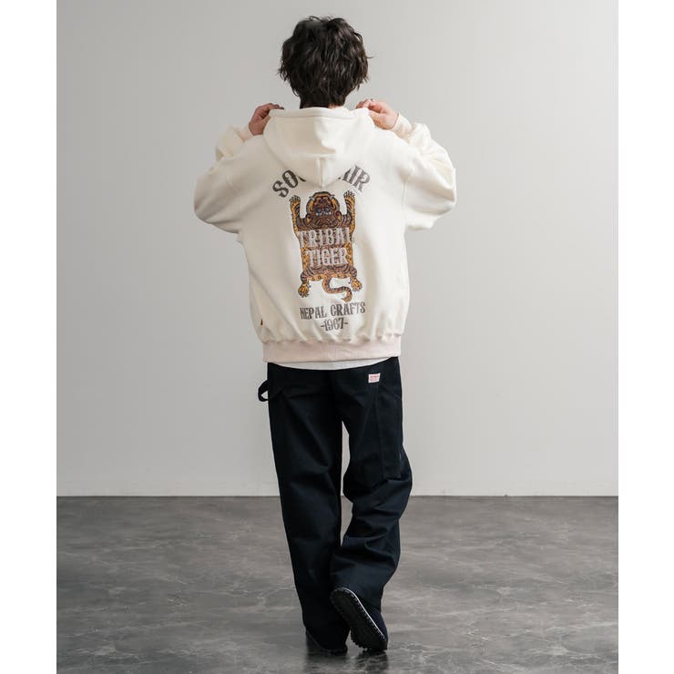 フルジップパーカー 裏起毛 スーベニア刺繍 | Rocky Monroe | 詳細画像4 