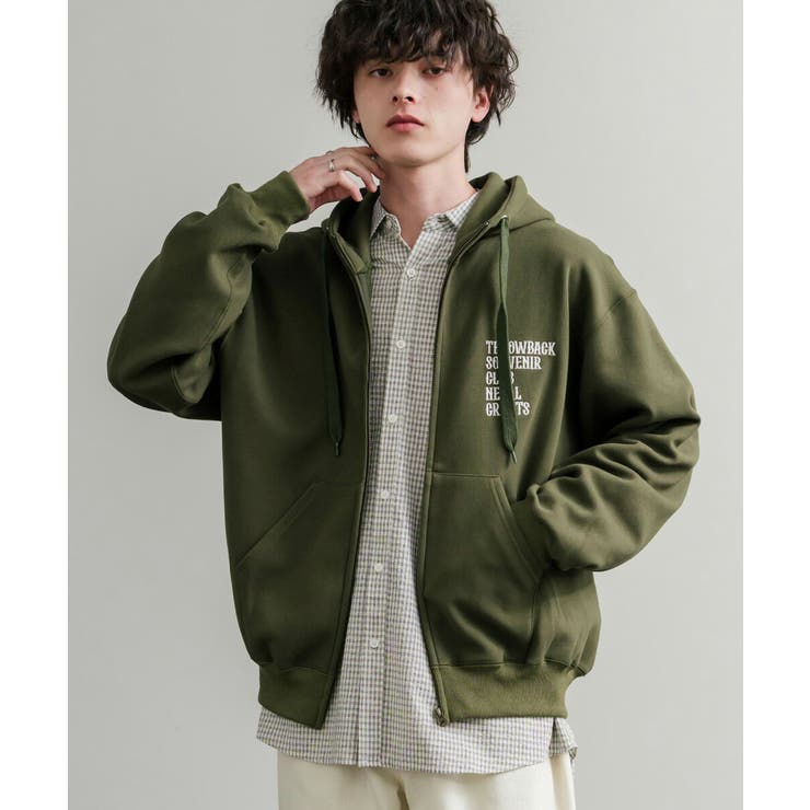 フルジップパーカー 裏起毛 スーベニア刺繍 | Rocky Monroe | 詳細画像14 