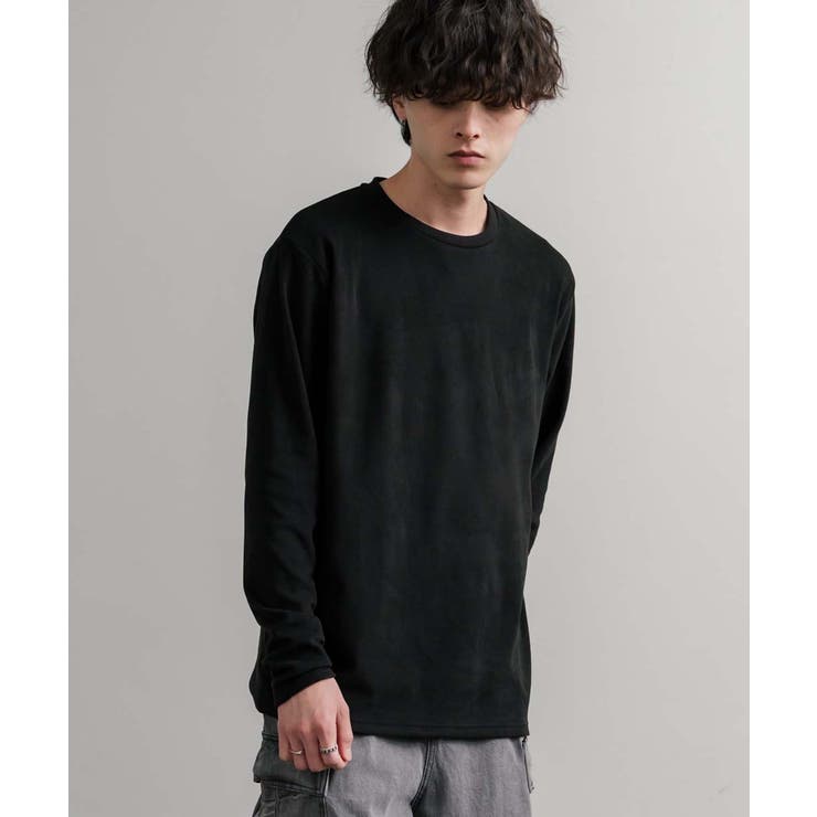 長袖カットソー フリース クルーネック | Rocky Monroe | 詳細画像3 