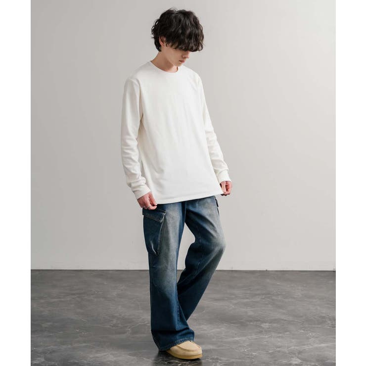 長袖カットソー フリース クルーネック | Rocky Monroe | 詳細画像5 