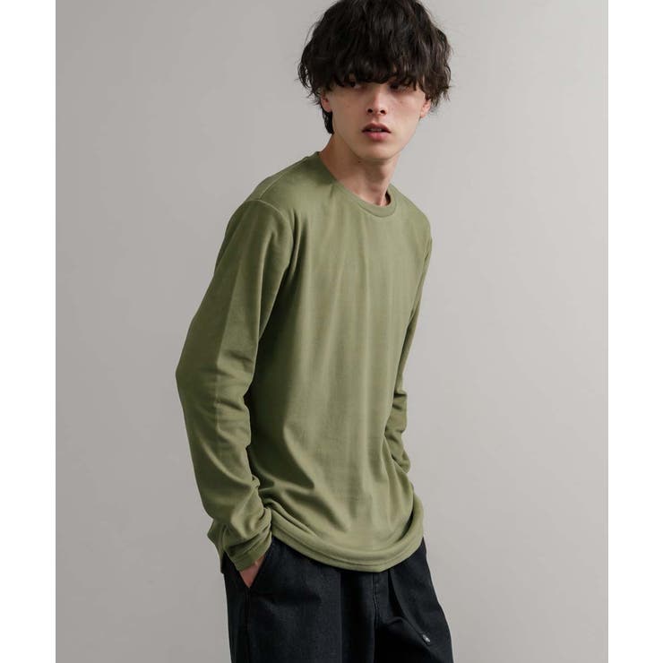 長袖カットソー フリース クルーネック | Rocky Monroe | 詳細画像16 