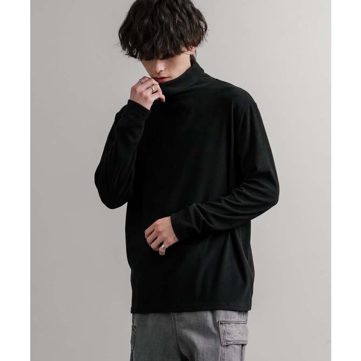 長袖カットソー フリース タートルネック | Rocky Monroe | 詳細画像2 