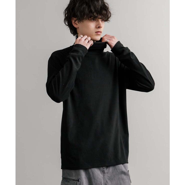 長袖カットソー フリース タートルネック | Rocky Monroe | 詳細画像3 