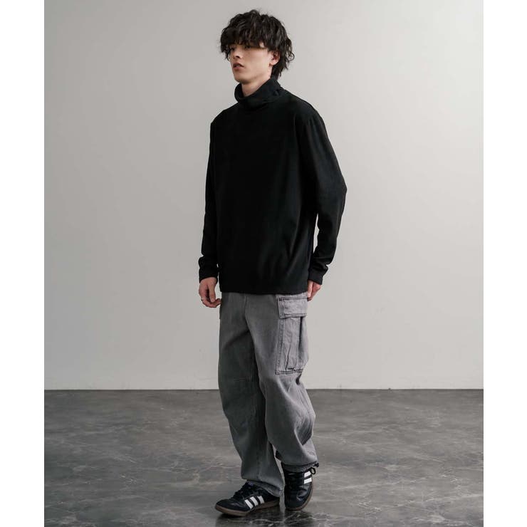長袖カットソー フリース タートルネック | Rocky Monroe | 詳細画像5 