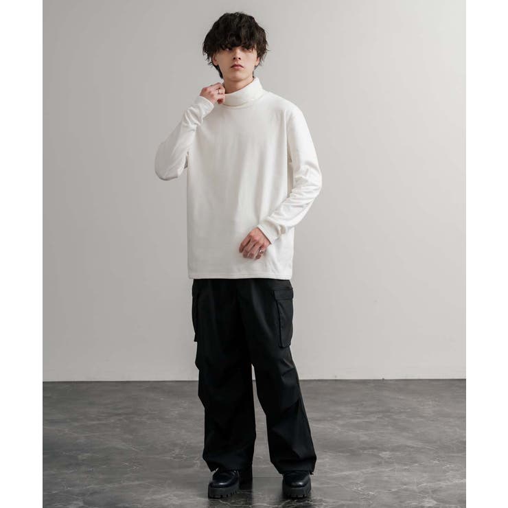 長袖カットソー フリース タートルネック | Rocky Monroe | 詳細画像6 