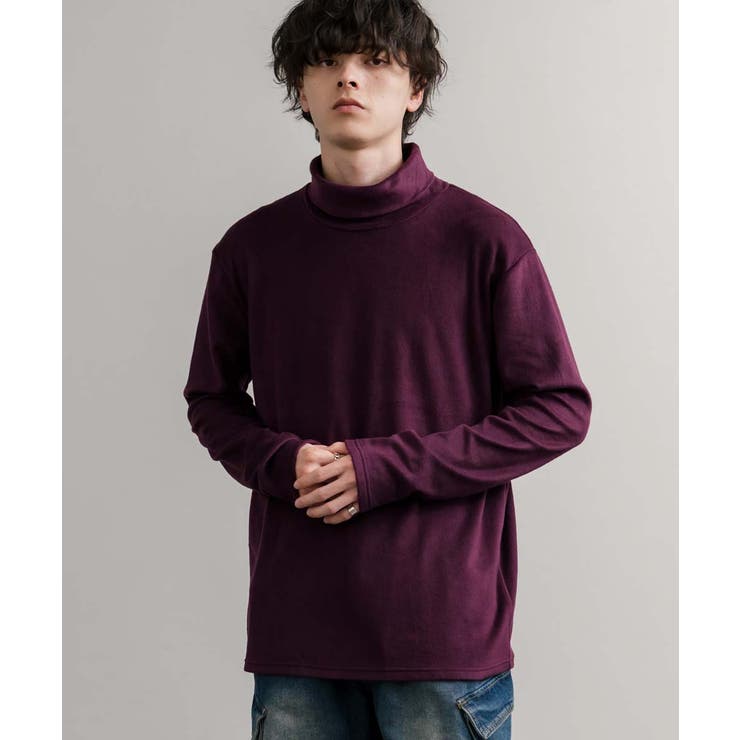 長袖カットソー フリース タートルネック | Rocky Monroe | 詳細画像15 