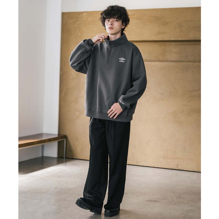 UMBRO 裏起毛 ハーフジップスウェット | Rocky Monroe | 詳細画像9 