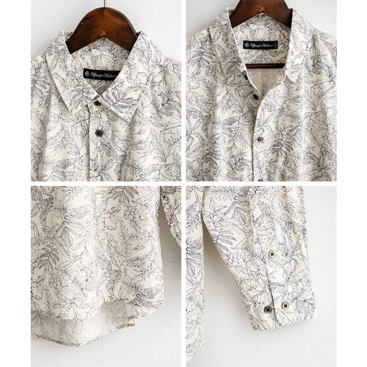 総柄シャツ レギュラーカラー テーパード | Rocky Monroe | 詳細画像24 