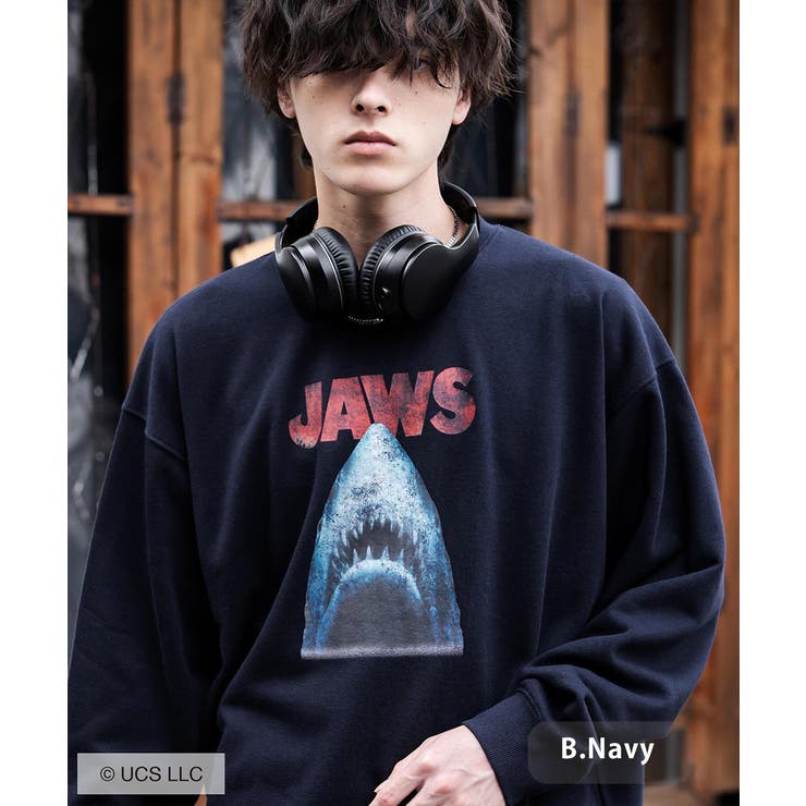 B.ネイビー | トレーナー 裏起毛 オーバーサイズ | Rocky Monroe