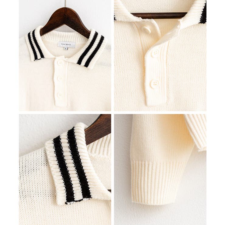 ポロシャツ ニット ワンポイント刺繍 | Rocky Monroe | 詳細画像31 