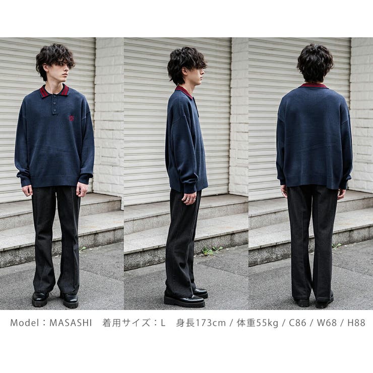 ポロシャツ ニット ワンポイント刺繍 | Rocky Monroe | 詳細画像33 