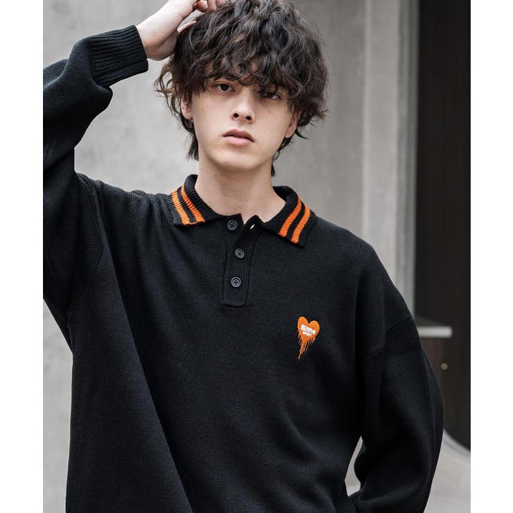 ポロシャツ ニット ワンポイント刺繍 | Rocky Monroe | 詳細画像4 