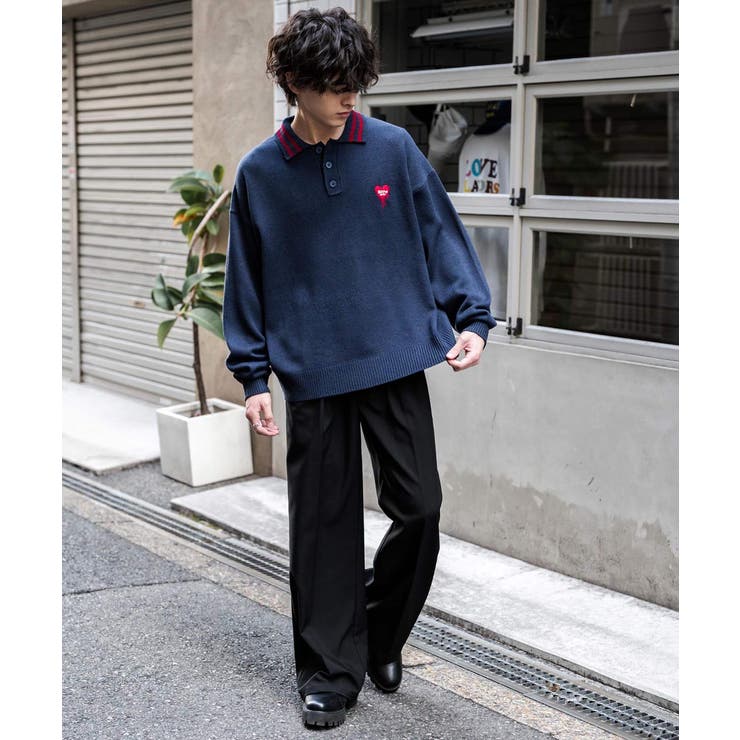 ポロシャツ ニット ワンポイント刺繍 | Rocky Monroe | 詳細画像7 