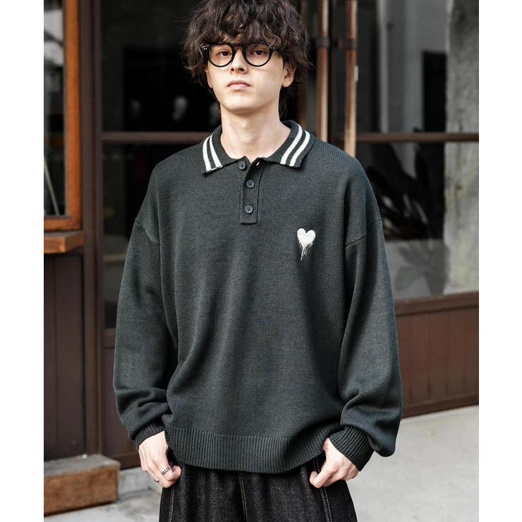 ポロシャツ ニット ワンポイント刺繍 | Rocky Monroe | 詳細画像11 