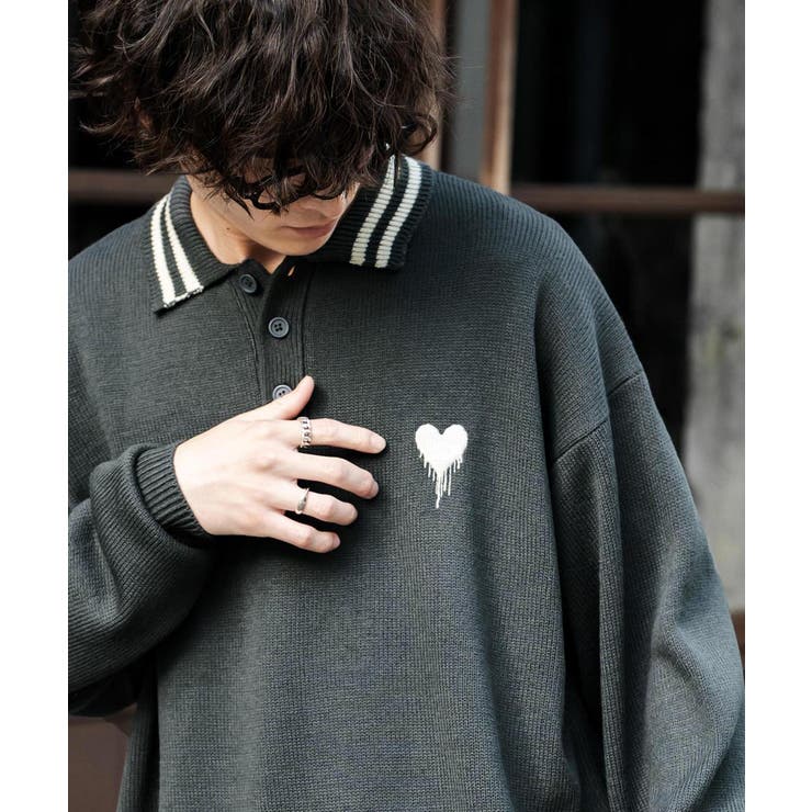 ポロシャツ ニット ワンポイント刺繍 | Rocky Monroe | 詳細画像12 