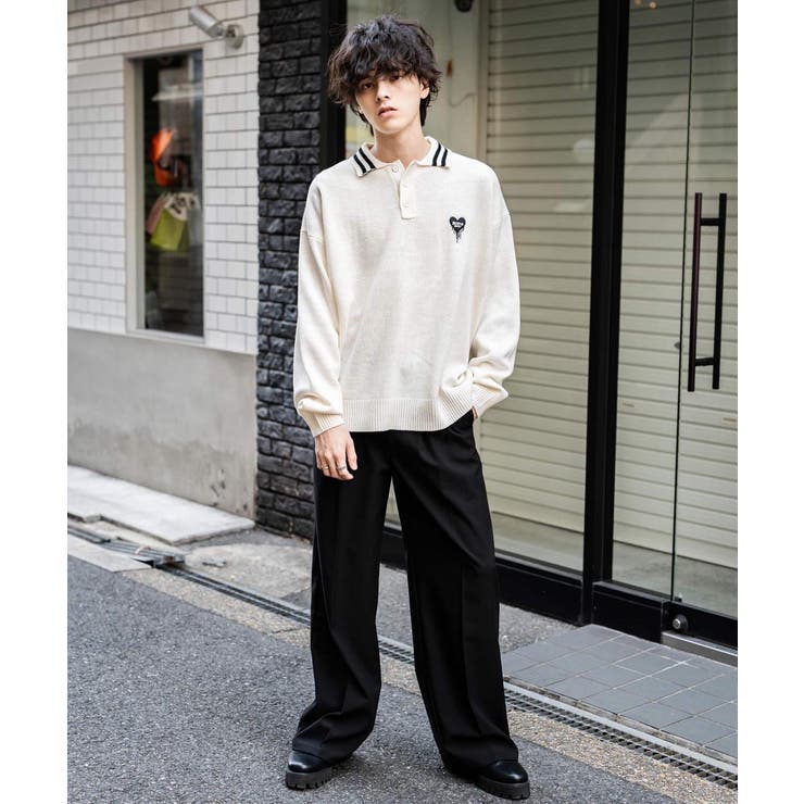 ポロシャツ ニット ワンポイント刺繍 | Rocky Monroe | 詳細画像13 