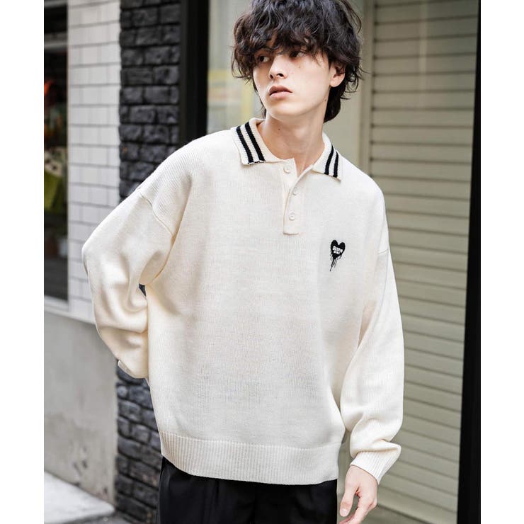 ポロシャツ ニット ワンポイント刺繍 | Rocky Monroe | 詳細画像14 