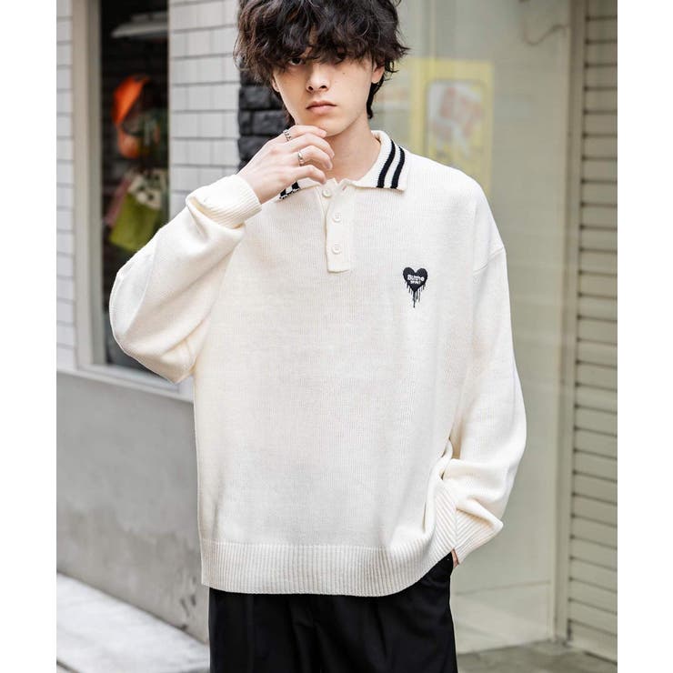 ポロシャツ ニット ワンポイント刺繍 | Rocky Monroe | 詳細画像15 