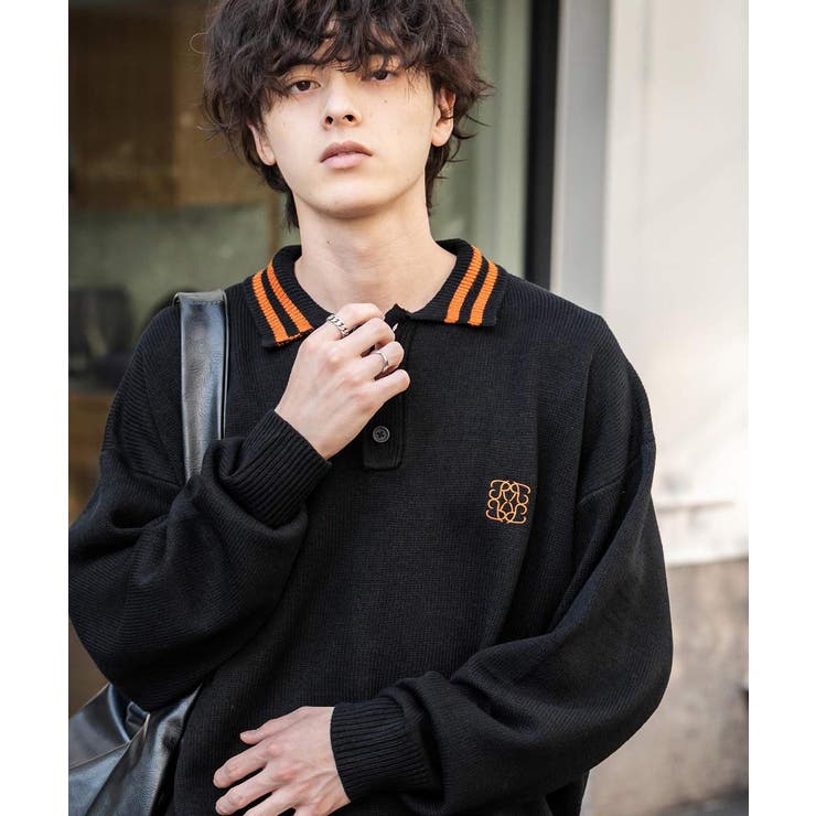 ポロシャツ ニット ワンポイント刺繍 | Rocky Monroe | 詳細画像17 