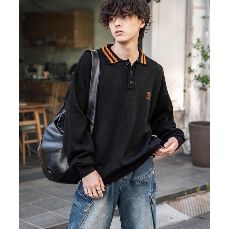 ポロシャツ ニット ワンポイント刺繍 | Rocky Monroe | 詳細画像18 