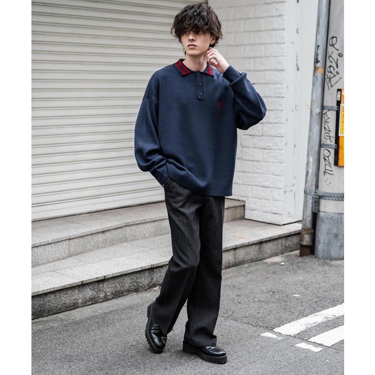 ポロシャツ ニット ワンポイント刺繍 | Rocky Monroe | 詳細画像21 