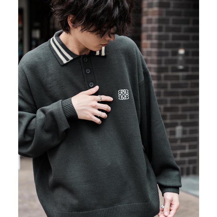 ポロシャツ ニット ワンポイント刺繍 | Rocky Monroe | 詳細画像23 