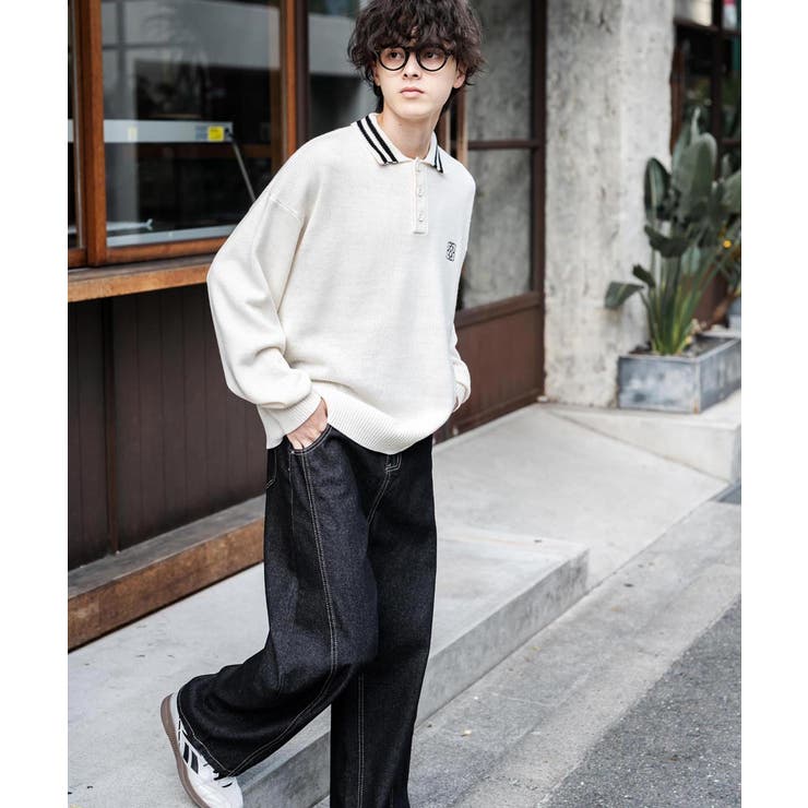 ポロシャツ ニット ワンポイント刺繍 | Rocky Monroe | 詳細画像25 