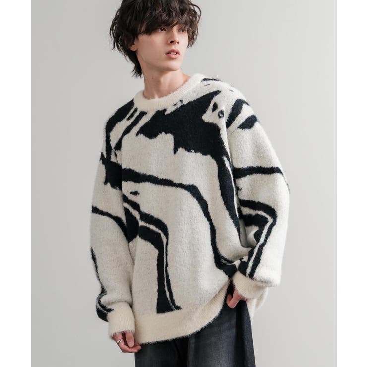 ニット セーター 総柄 | Rocky Monroe | 詳細画像3 