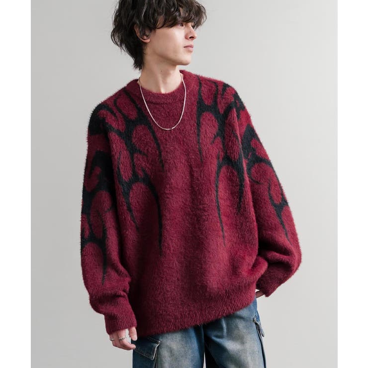 ニット セーター 総柄 | Rocky Monroe | 詳細画像17 