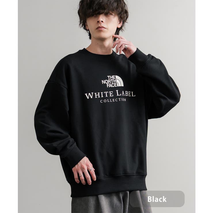 ブラック | ノースフェイス ホワイトレーベル 長袖スウェット | Rocky Monroe