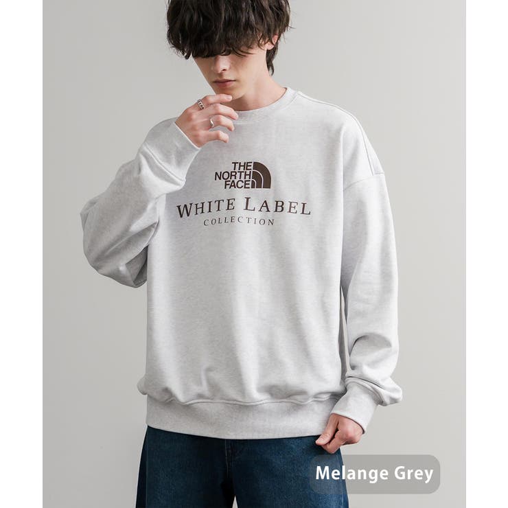メランジグレー | ノースフェイス ホワイトレーベル 長袖スウェット | Rocky Monroe
