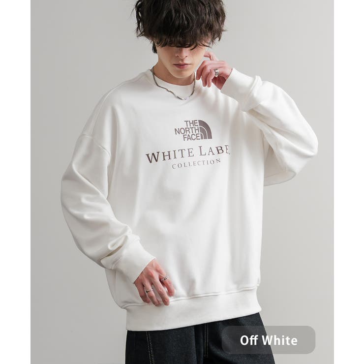 オフホワイト | ノースフェイス ホワイトレーベル 長袖スウェット | Rocky Monroe
