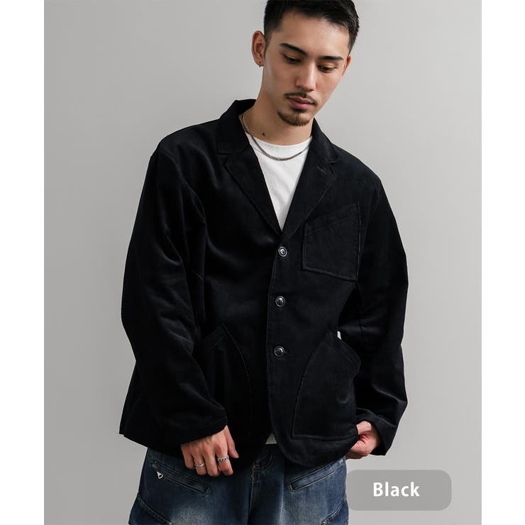 ブラック | ロガージャケット コーデュロイ 14Ｗ | Rocky Monroe