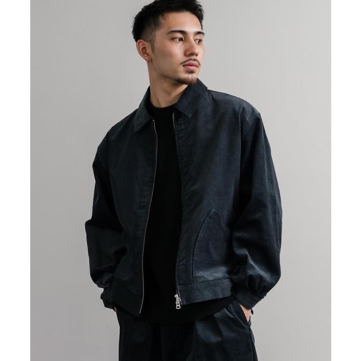 スーベニア コーデュロイジャケット ブラック 短丈 ブルゾン ショート丈 コーデュロイ[品番：OE000009072]｜Rocky Monroe