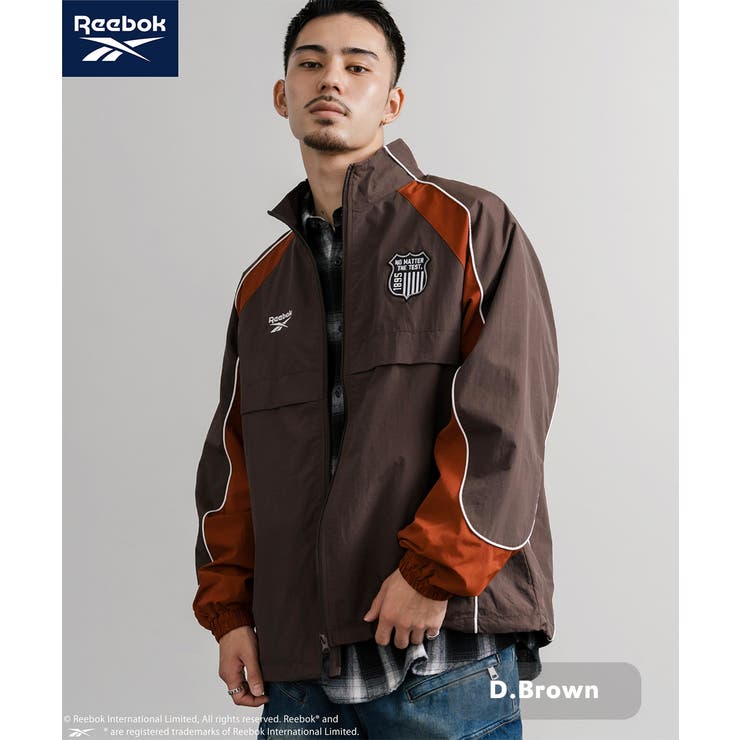 D.ブラウン | Reebok マウンテンパーカー ナイロンジャケット | Rocky Monroe