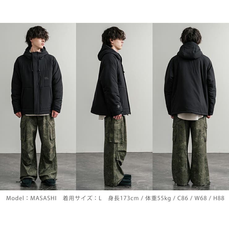 中綿ジャケット フードジャケット マウンテンパーカー | Rocky Monroe | 詳細画像24 