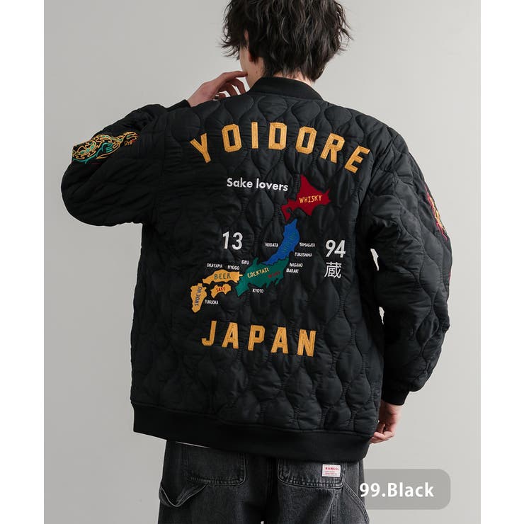 99.ブラック | 2WAYリバーシブルジャケット ブルゾン MA | Rocky Monroe