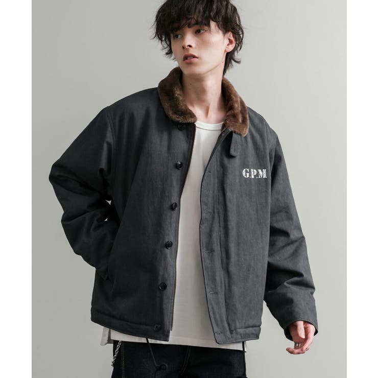 デッキジャケット ショート丈 裏ボア | Rocky Monroe | 詳細画像3 