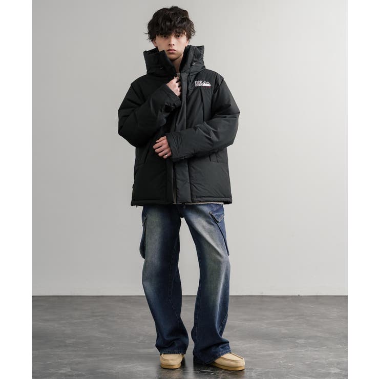 FIRSTDOWN ラップダウンジャケット フード | Rocky Monroe | 詳細画像4 