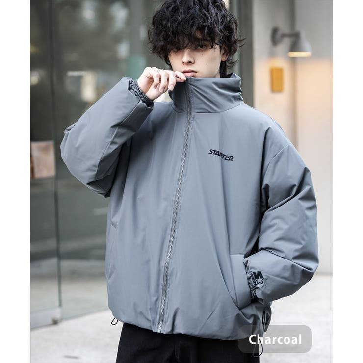 チャコール | ファイバーダウンジャケット 中綿 アウター | Rocky Monroe