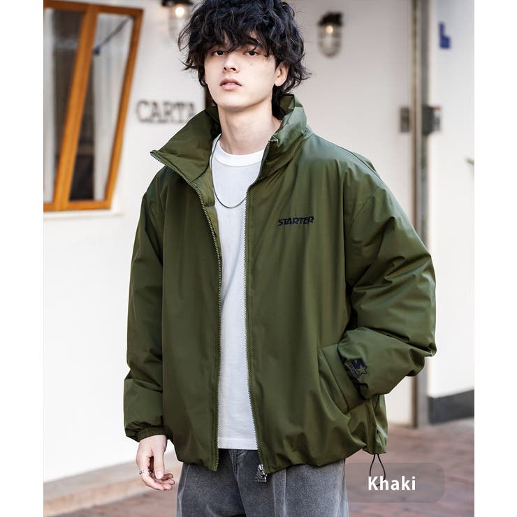 カーキ | ファイバーダウンジャケット 中綿 アウター | Rocky Monroe