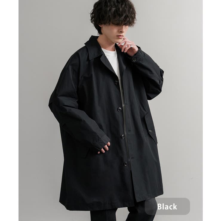 ステンカラーコート モッズコート オーバーサイズ[品番：OE000009068