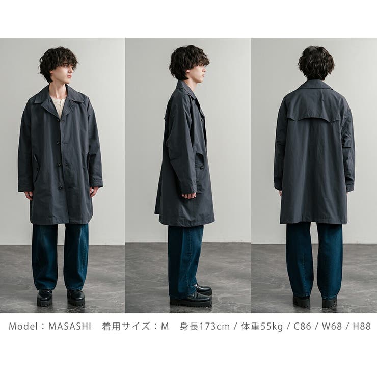 ステンカラーコート モッズコート オーバーサイズ | Rocky Monroe | 詳細画像20 