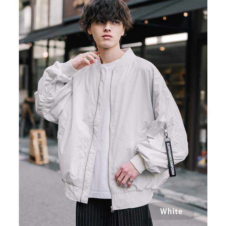 ホワイト | MA 1 フライトジャケット | Rocky Monroe