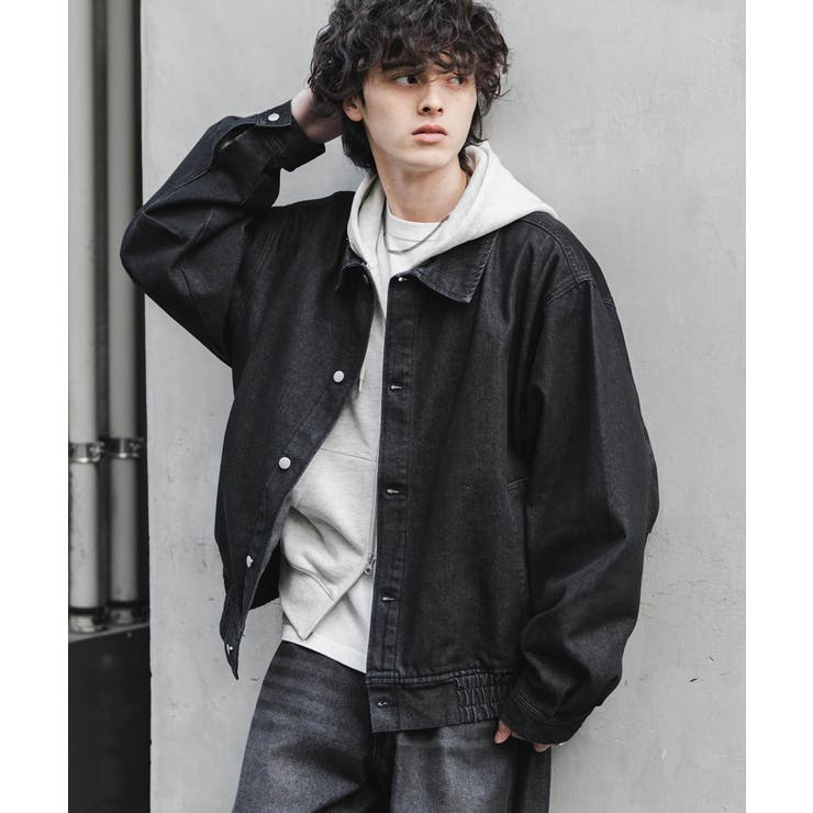 デニムジャケット ブルゾン オーバーサイズ | Rocky Monroe | 詳細画像2 