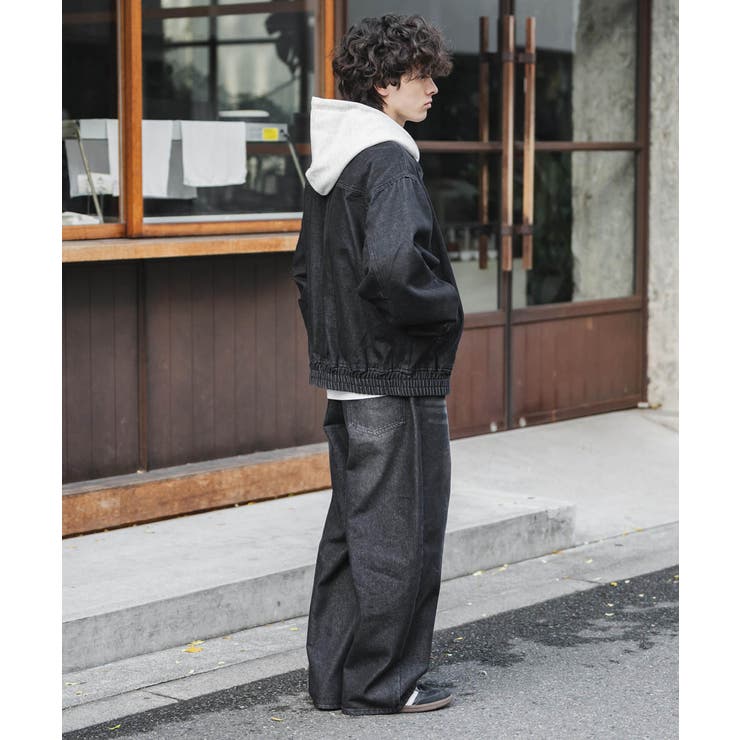 デニムジャケット ブルゾン オーバーサイズ | Rocky Monroe | 詳細画像6 