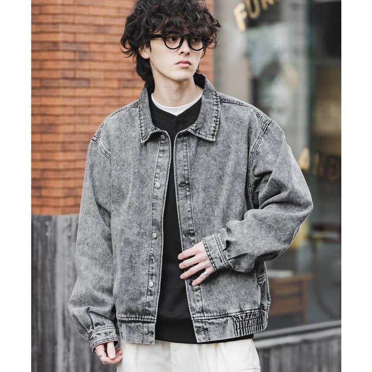 デニムジャケット ブルゾン オーバーサイズ | Rocky Monroe | 詳細画像11 