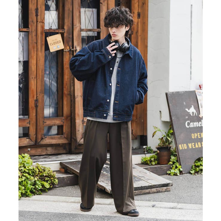 デニムジャケット ブルゾン オーバーサイズ | Rocky Monroe | 詳細画像17 