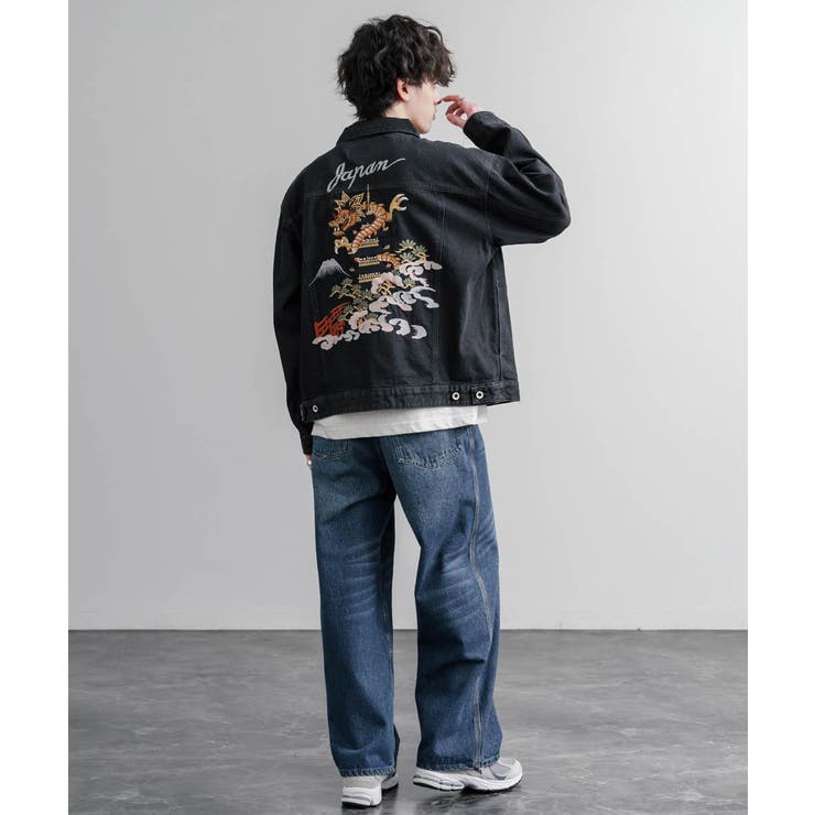 デニムジャケット スーベニア刺繍 ショート丈 | Rocky Monroe | 詳細画像19 