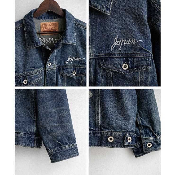 デニムジャケット スーベニア刺繍 ショート丈 | Rocky Monroe | 詳細画像26 